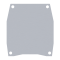 C-profile cover cap 95x106 mm