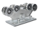 Trolley with nine bearing rollers