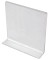 Glass spacer for the anchoring profile of a frameless glass balustrade