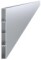 Aluminium fence slat 160x16 mm, rectangular shape, 2 metres