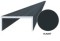 Aluminium U-shaped mounting profile for slats, 50 mm wide, AL-UP3, anthracite RAL7016, 3 m