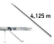 Hörmann FS 10 L – 1-piece guide rail, 4.125 m long