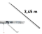 Hörmann FS 10 M - 1-piece guide rail, 3.45 m long