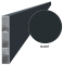 Aluminium fence slat 100x16 mm, anthracite RAL7016, smooth finish