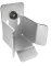 Bottom end stop for C-profile 73x61x3.5