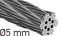 Stainless steel cable Ø5mm