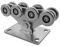 Trolley with 8 bearing rollers