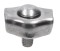 Stainless steel cable connector for 4 mm cable